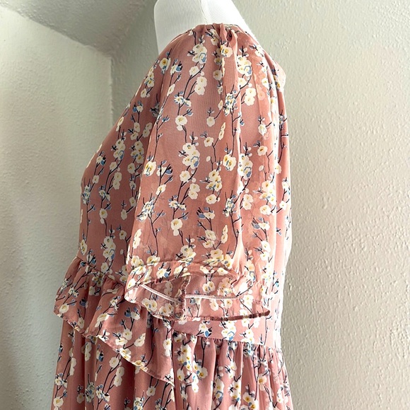EUC Piper and Scoot Floral Lined Maxi Dress - Picture 4 of 7